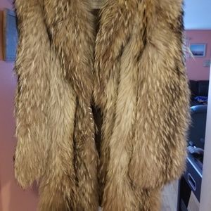 Finnish Raccoon Fur Coat by Max Zellar Furrier
